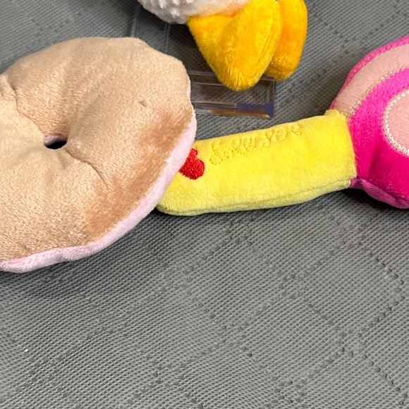 Small Dog Dog Toys Set of 3 Plush Seagull, Lollipop & Donut Toy Set - Picture 7 of 7